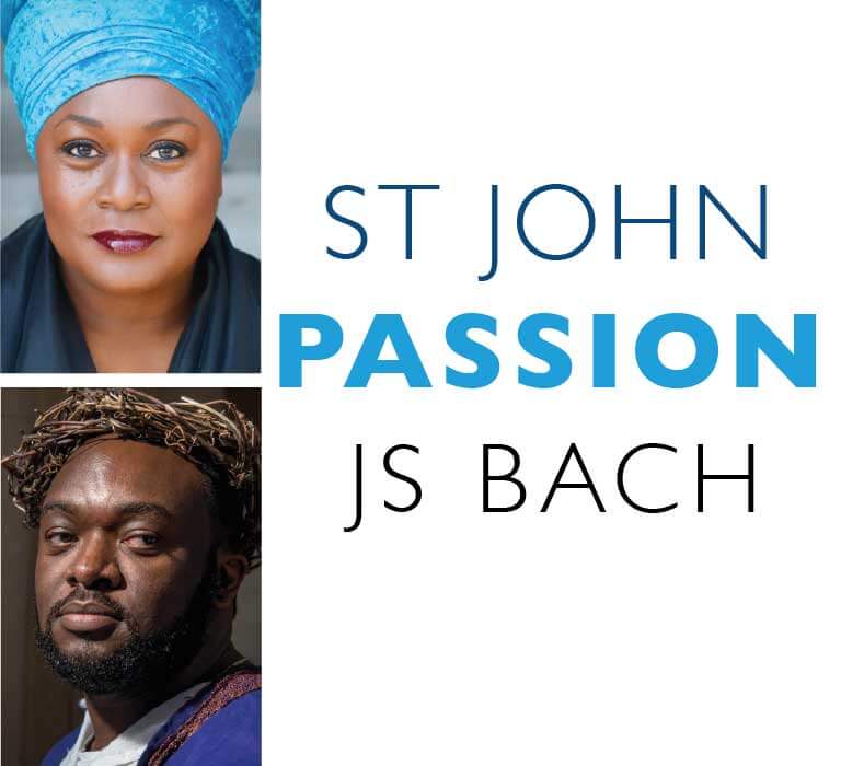 Jumoke Fashola plays the Evangelist in Chorus of Dissent's St John Passion